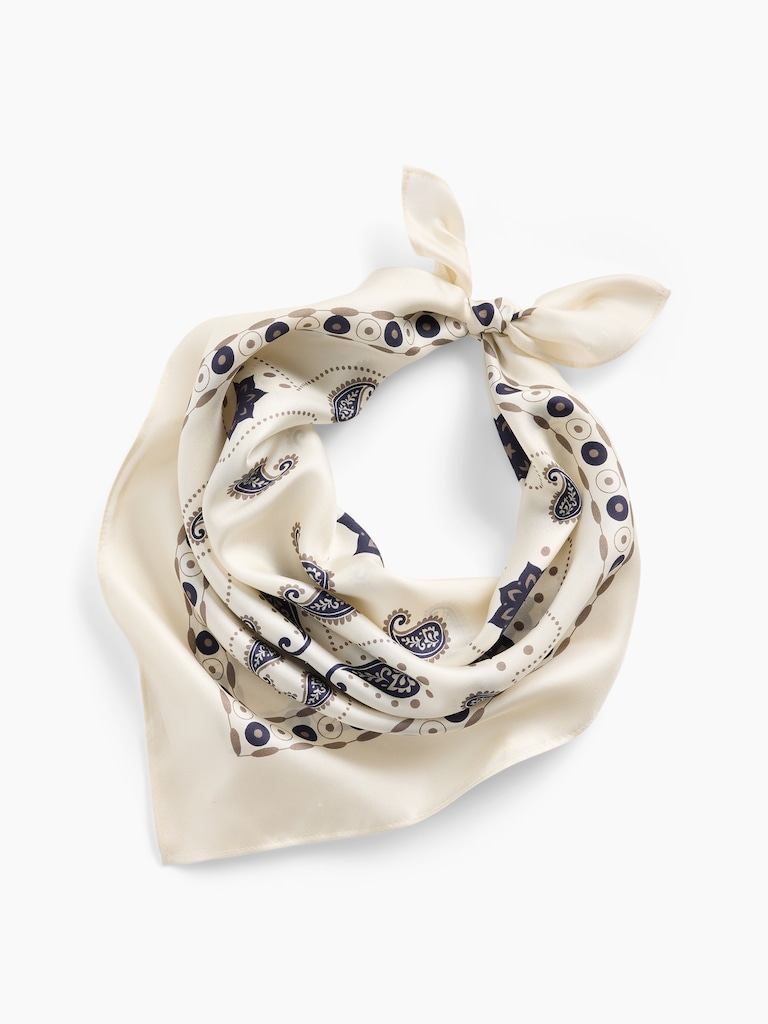 100% Silk Bandana