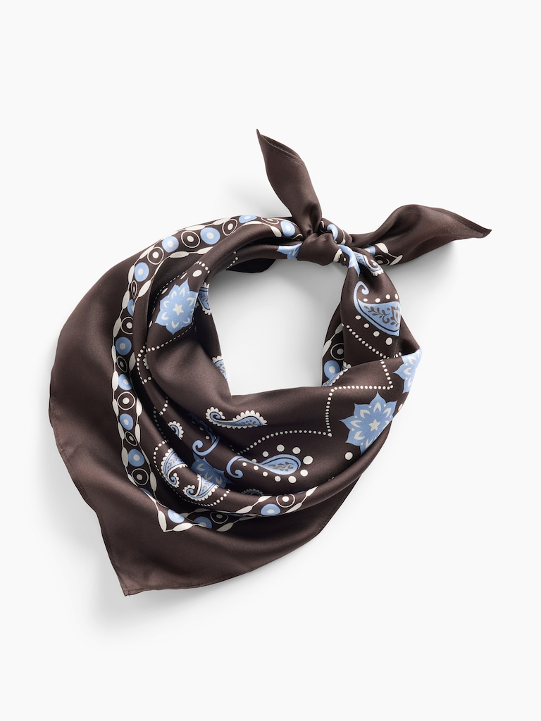 100% Silk Bandana