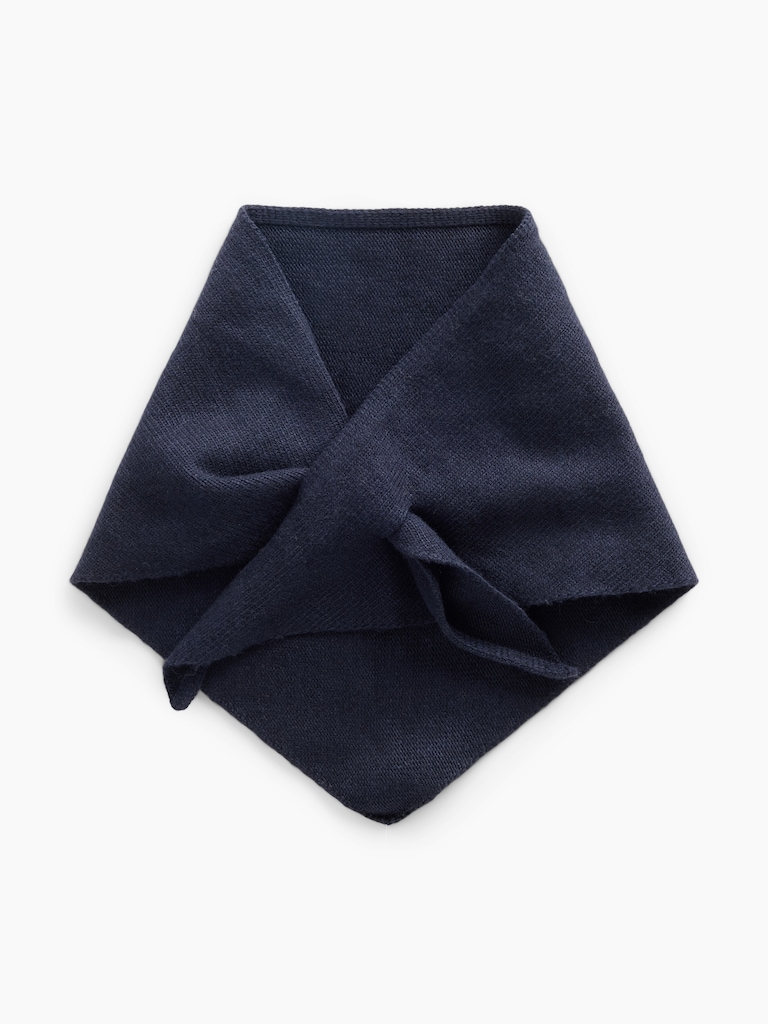 Knit Triangle Scarf