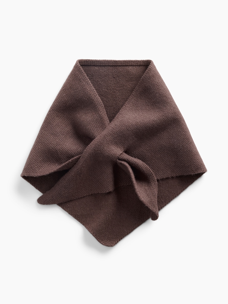 Knit Triangle Scarf
