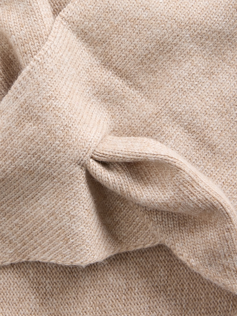 Knit Triangle Scarf