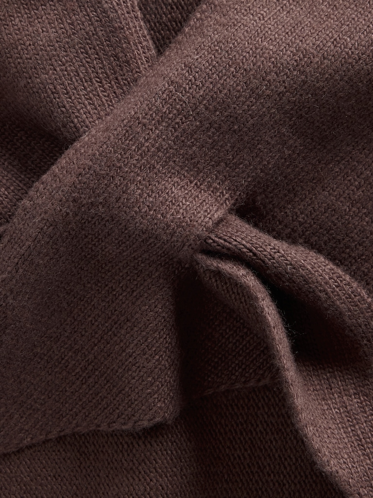 Knit Triangle Scarf