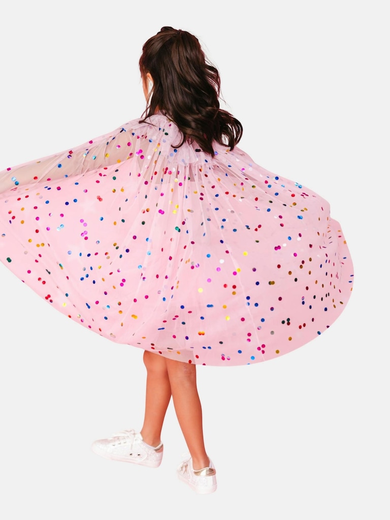 Sweet Wink Confetti Cape