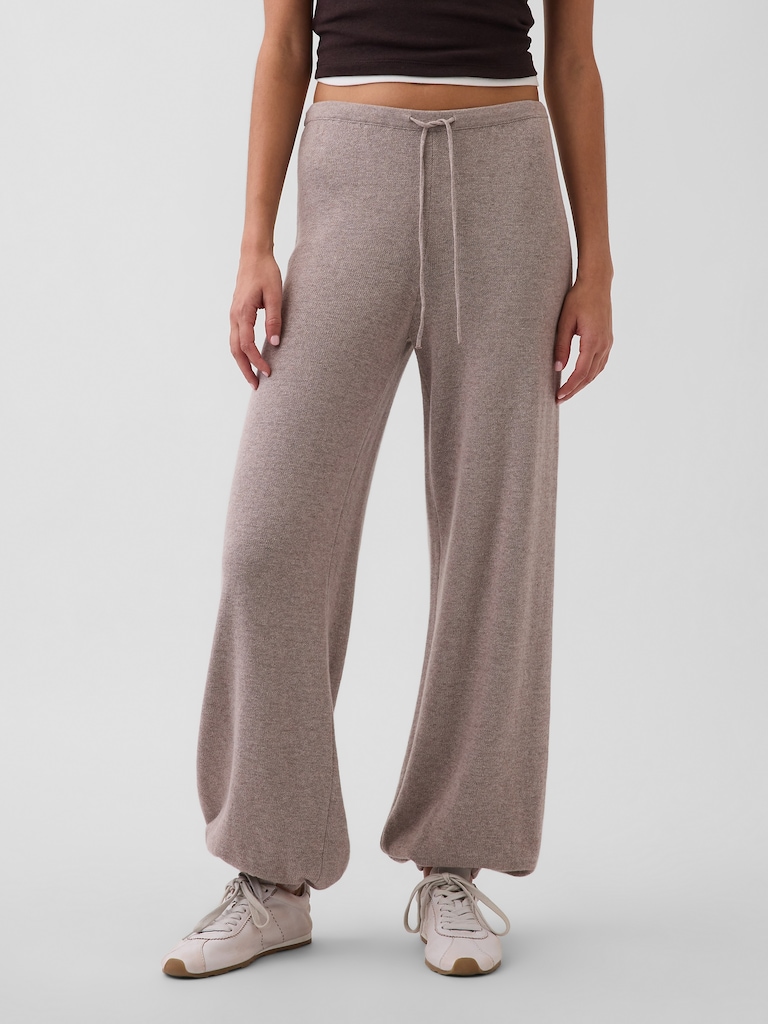 100% Cotton Relaxed Sweater Joggers
