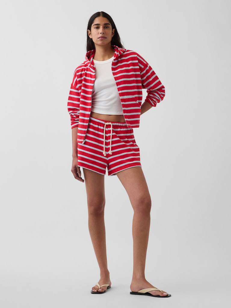 3.5" Towel Terry Relaxed Easy Shorts