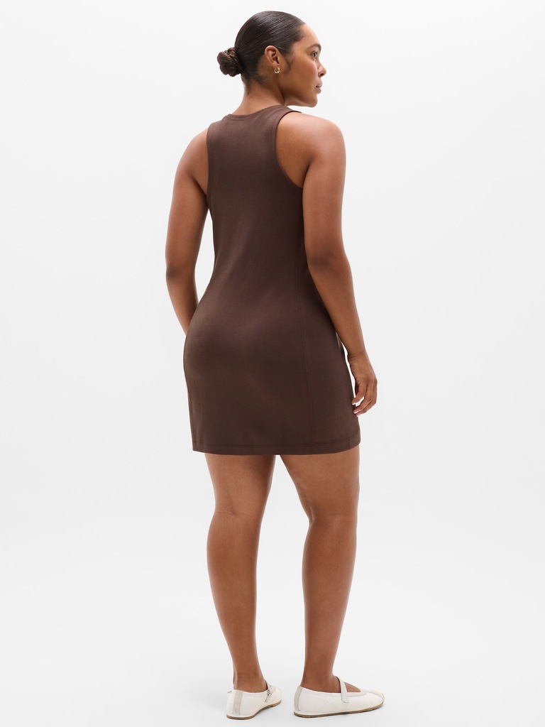 Seasoft Rib Mini Tank Dress