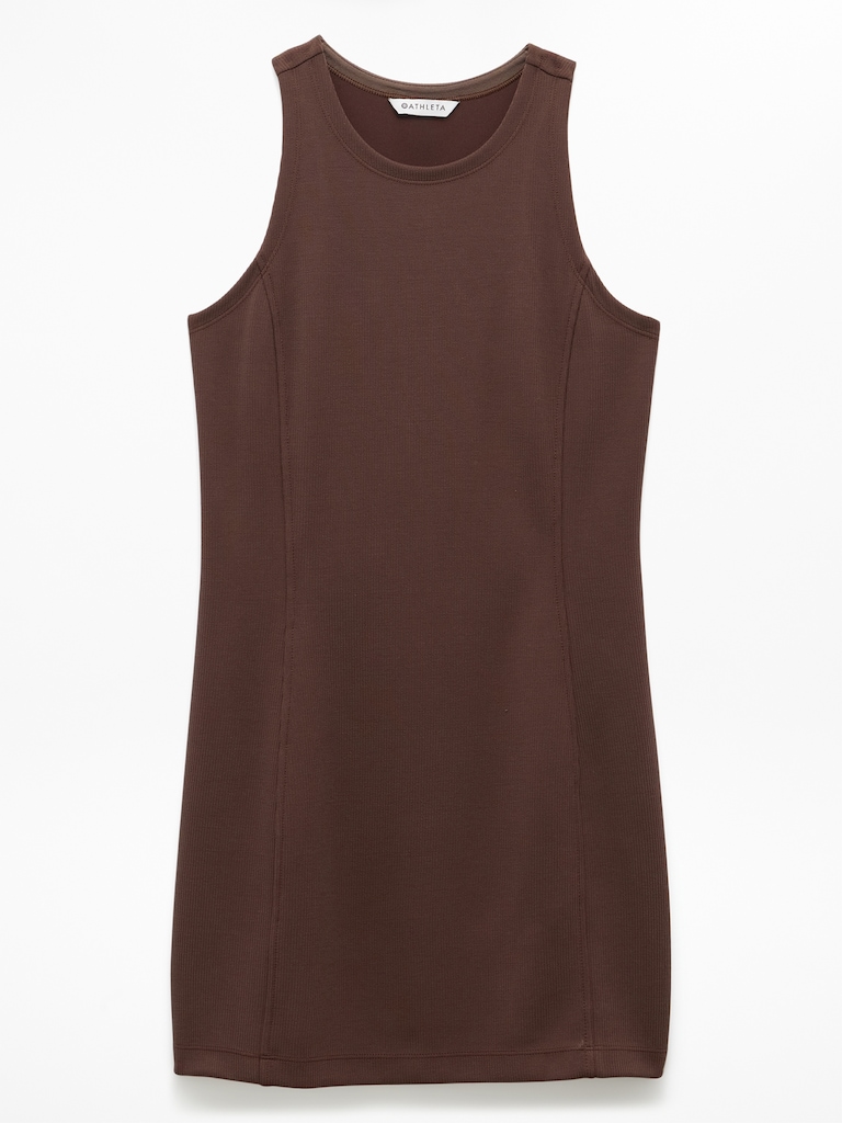 Seasoft Rib Mini Tank Dress