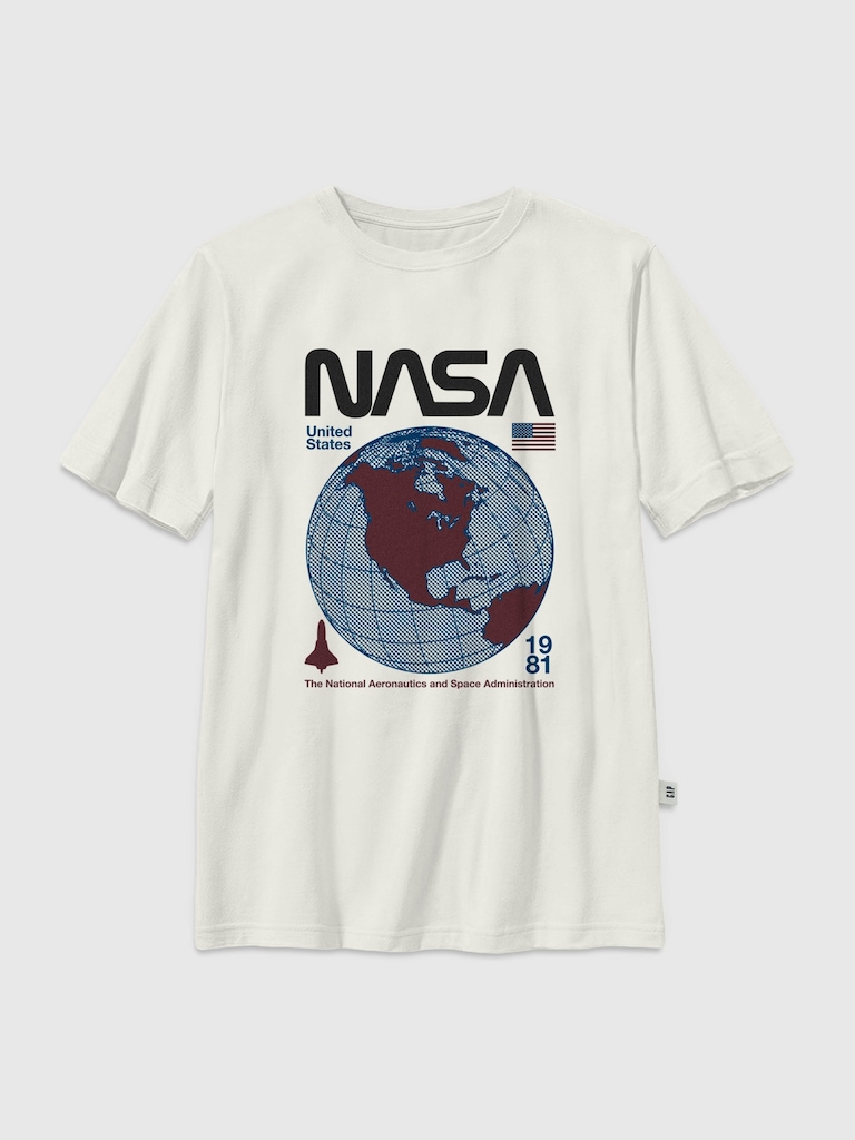 Kids NASA Retro Globe Graphic T-Shirt