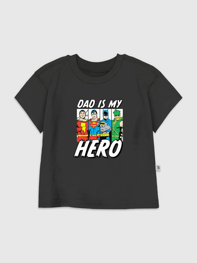 Toddler DC Comics Justice League Hero Dad Graphic Tee
