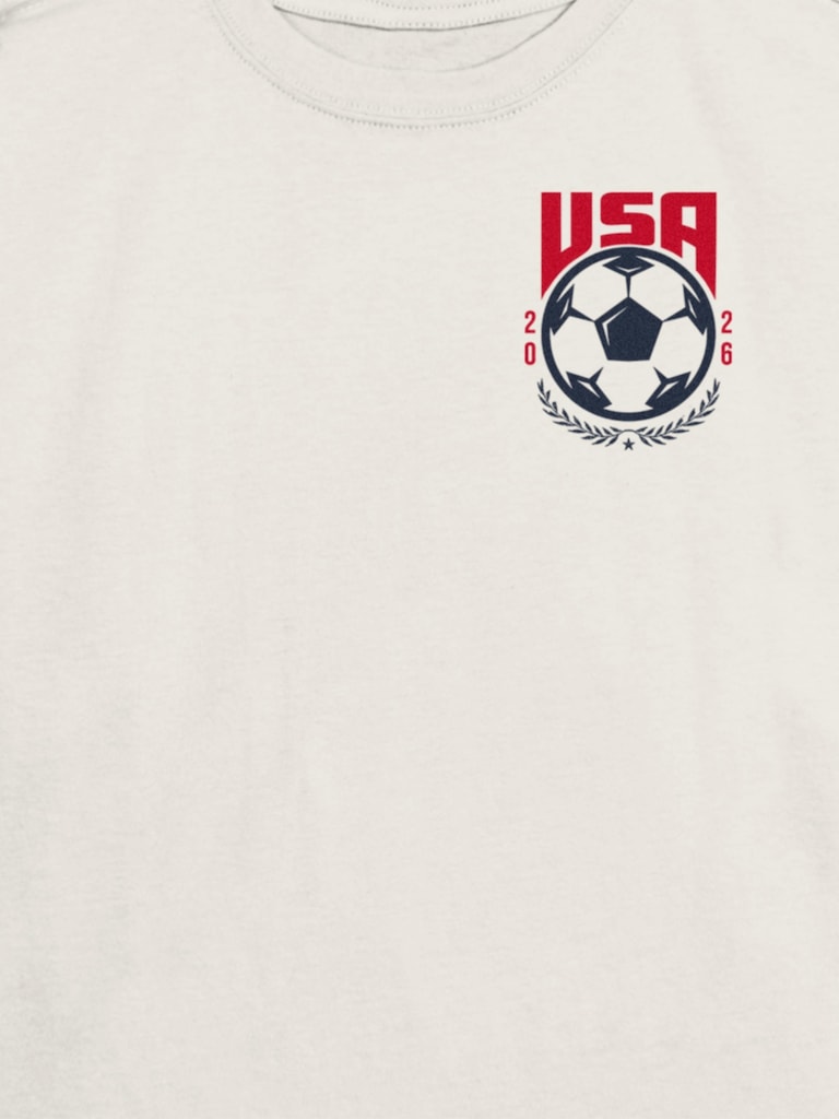 Kids USA Soccer Crest Graphic T-Shirt