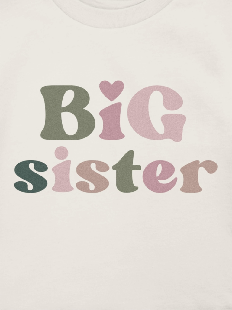 Toddler Big Sister Graphic T-Shirt