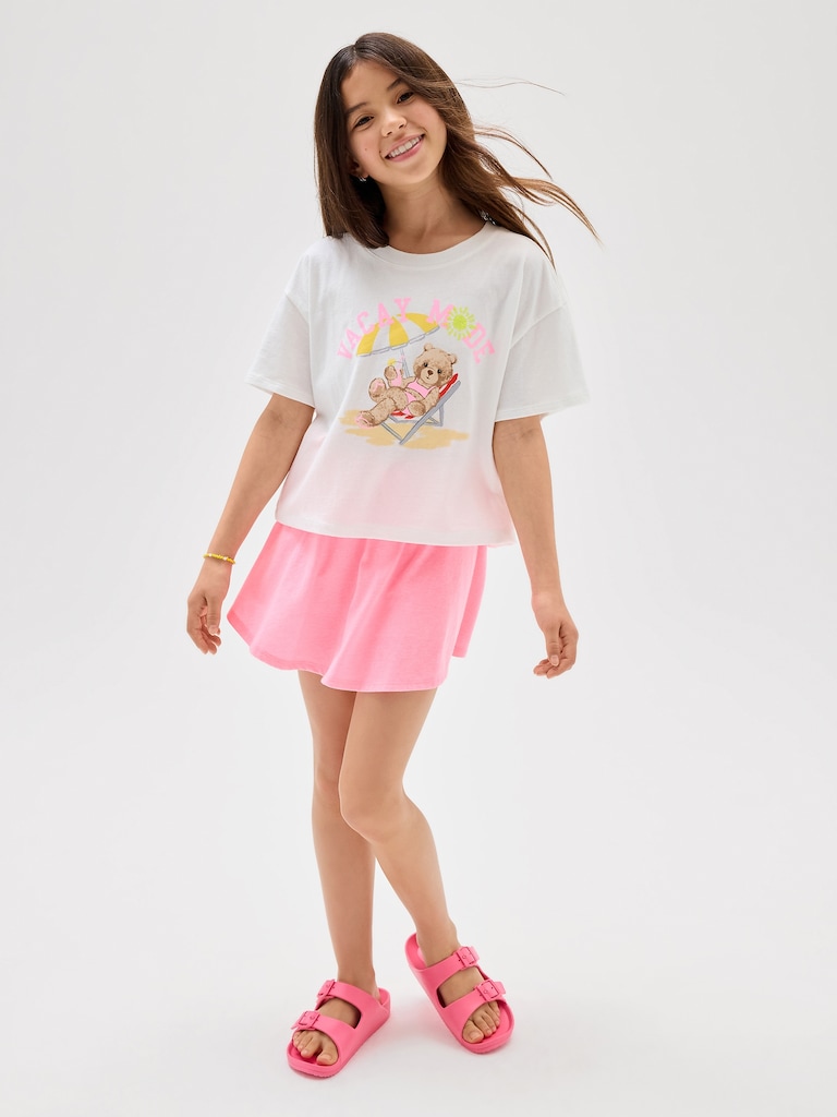 Kids Pull-On Skort