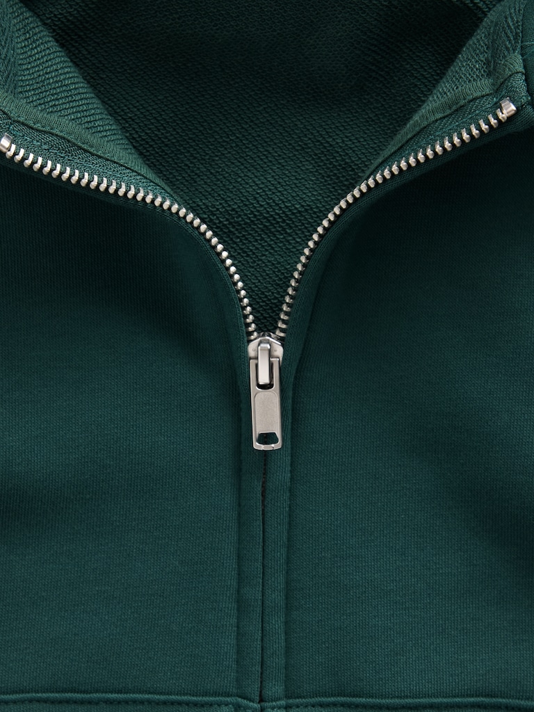VintageSoft Terry Oversized Wedge Zip Hoodie