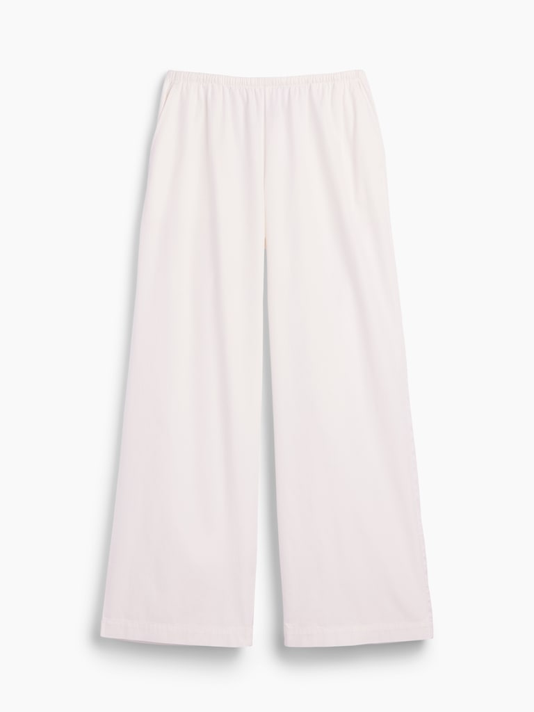 Mid Rise Relaxed Easy Wide-Leg Pants