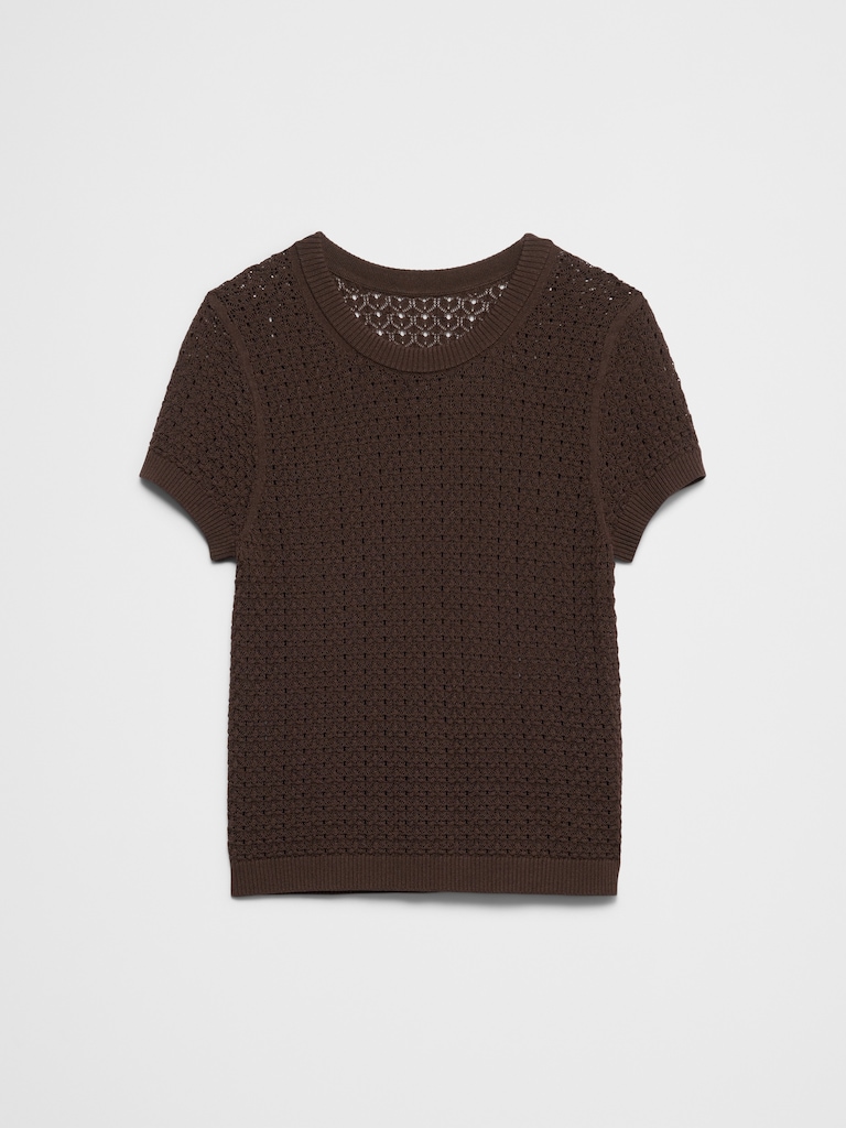 Pointelle Sweater