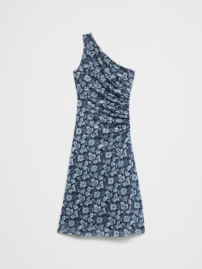 One-Shoulder Midi Dress