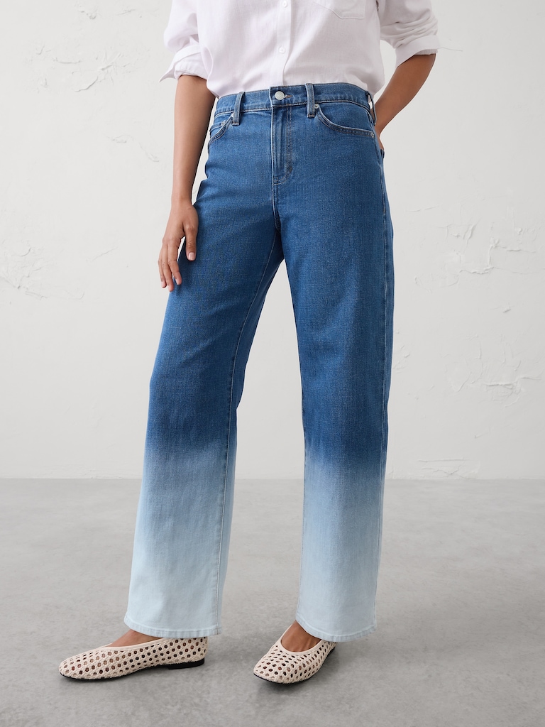 Straight High-Rise Jean