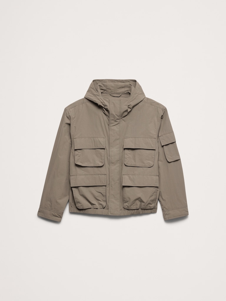 Nylon Multi-Pocket Flight Jacket