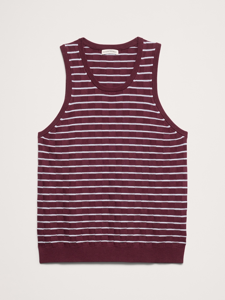 Cotton Stripe Tank