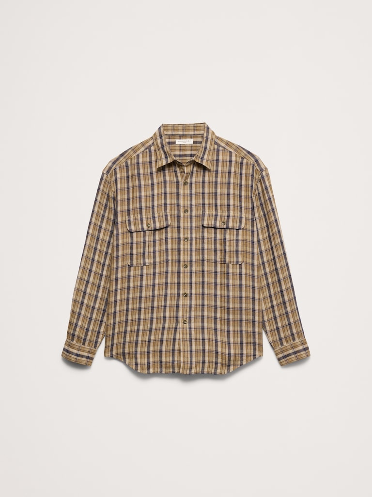 Relaxed-Fit Linen Explorer Shirt