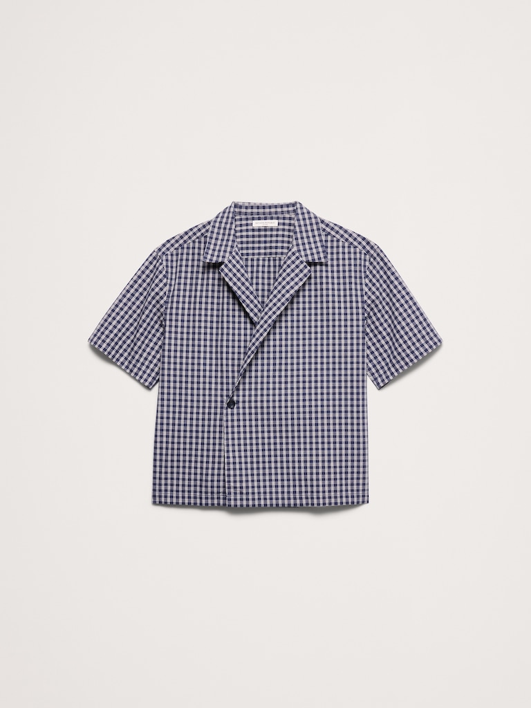 Relaxed-Fit Double-Breasted Resort Shirt