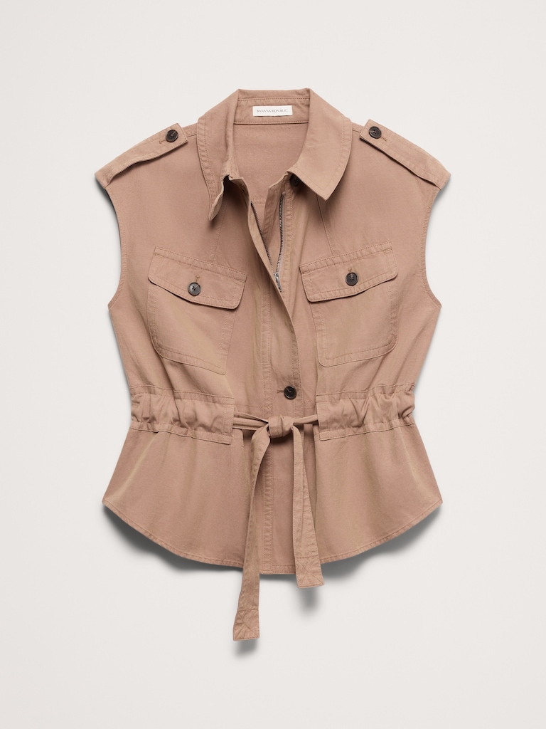 TENCEL™-Cotton-Linen Utility Vest