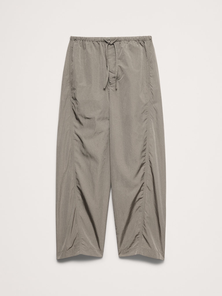 Loose Nylon Drawstring Pant