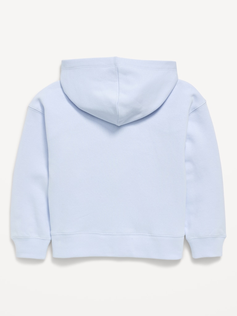 Logo-Graphic Zip Hoodie for Girls