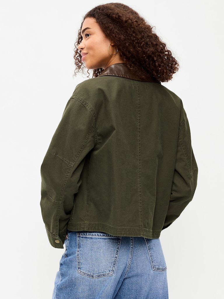 Cropped Barn Jacket