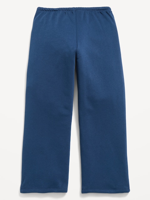 High-Waisted Graphic Wide-Leg Sweatpants for Girls