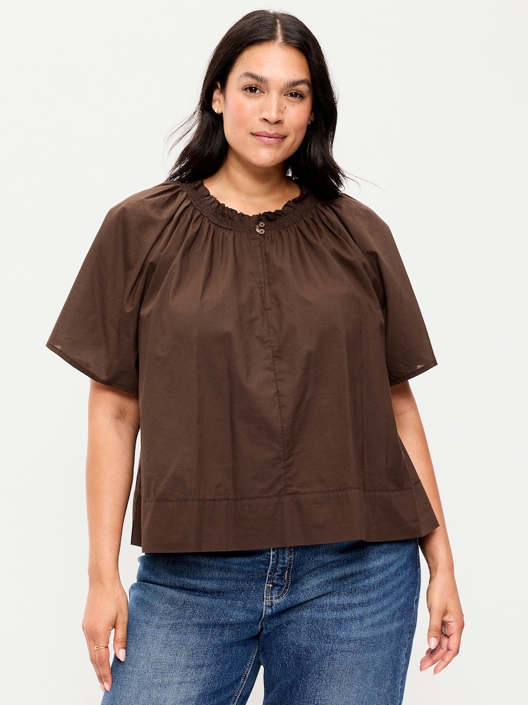 Loose Short-Sleeve Top
