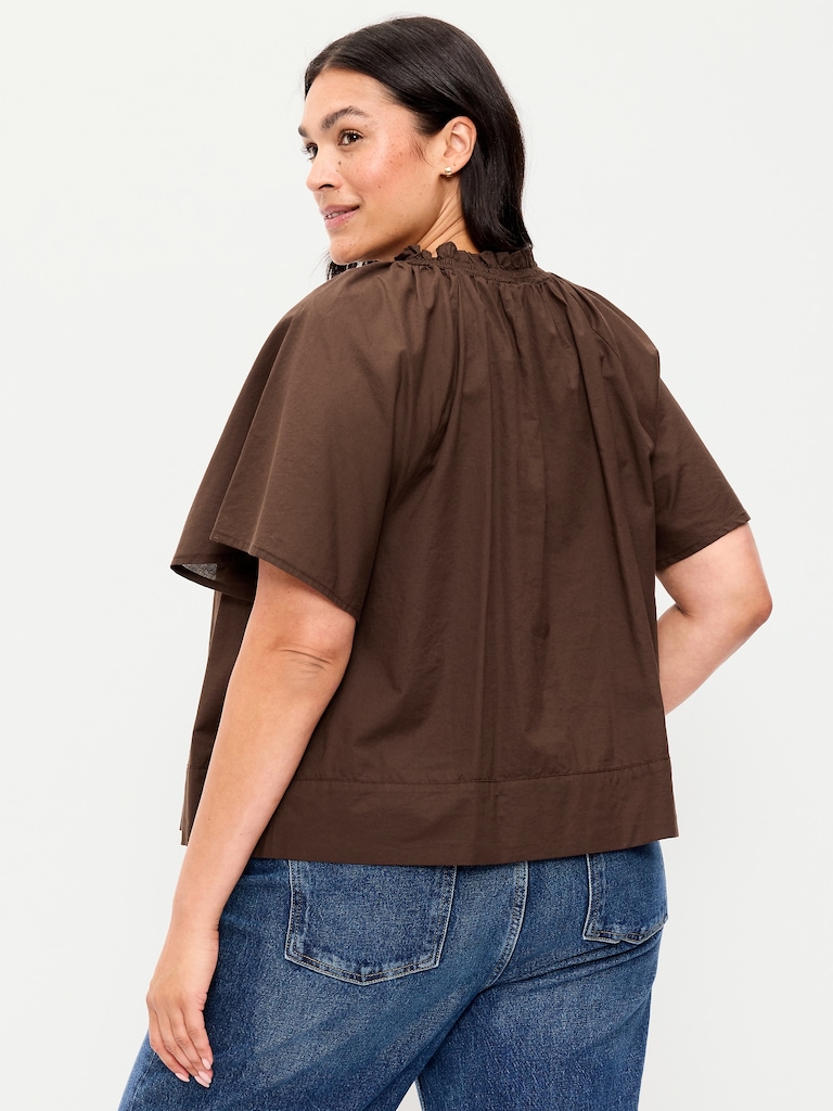 Loose Short-Sleeve Top