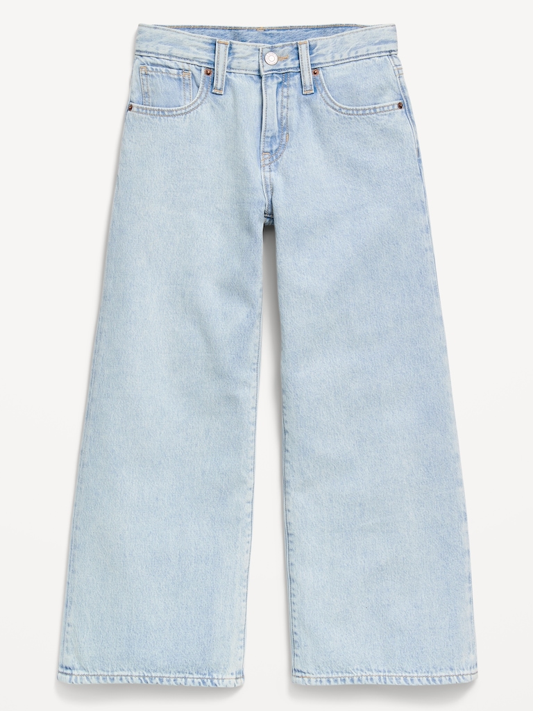 Jean coupe très généreuse à jambe large pour fille