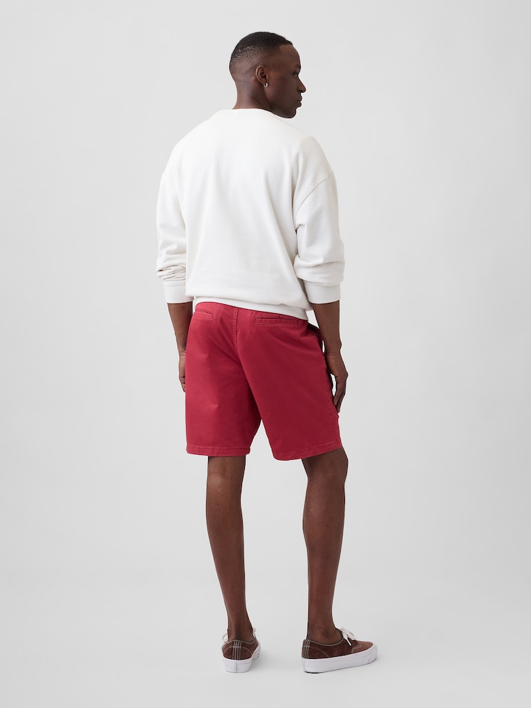 9" Essential Khaki Shorts