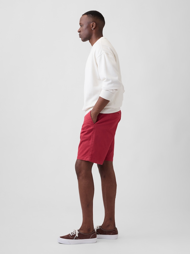 9" Essential Khaki Shorts