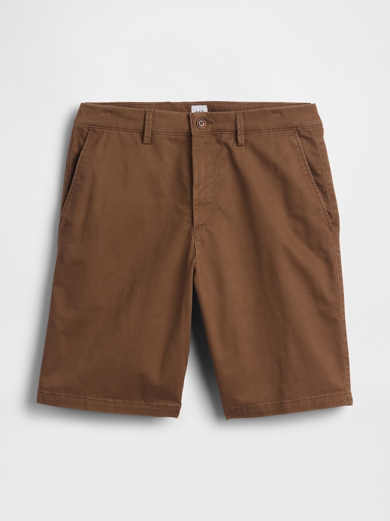 9" Essential Khaki Shorts
