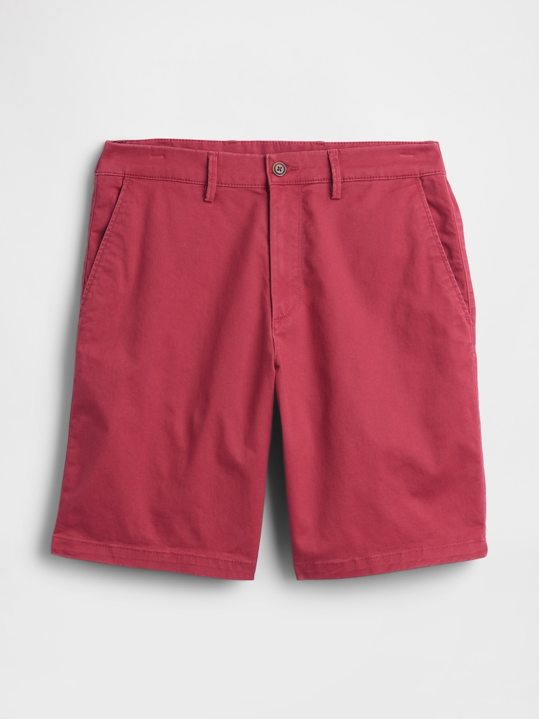 9" Essential Khaki Shorts