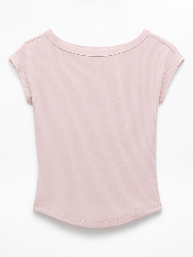 Perfect Rib Boatneck Tee