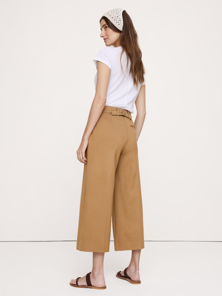 High-Rise Ponte Culotte