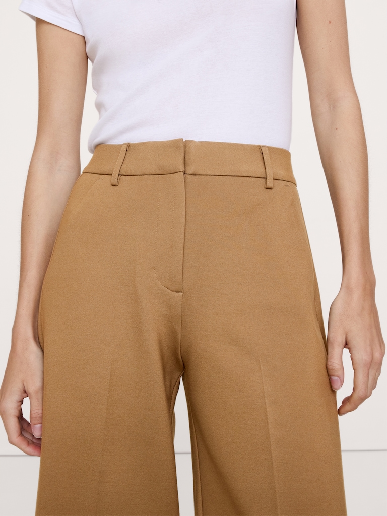 High-Rise Ponte Culotte