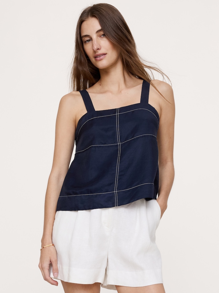 Viscose-Linen Tank