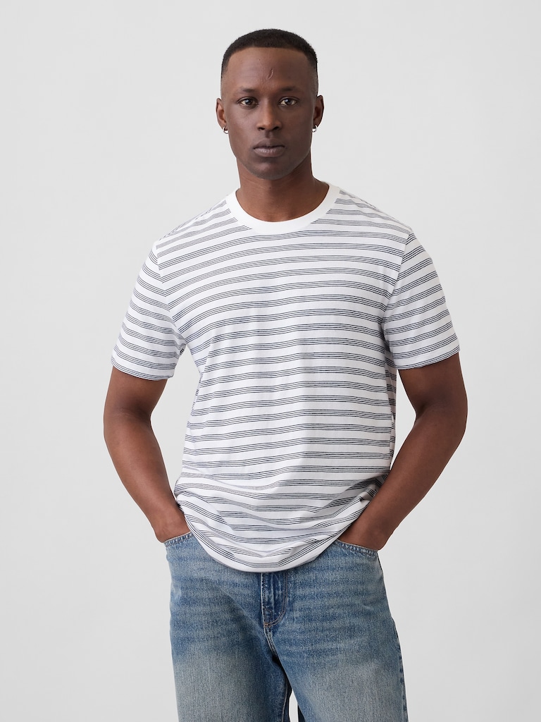 Everyday Soft Stripe Crewneck T-Shirt
