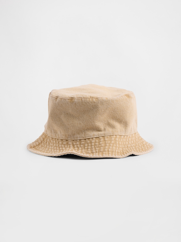 Kids Overdye Denim Bucket Hat