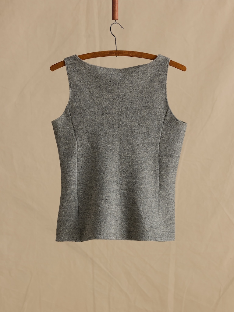 Archive Wool Boat-Neck Tank Women's Size M