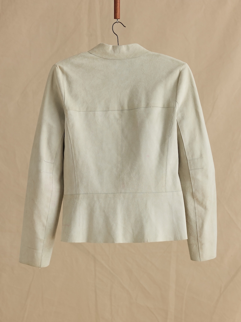 Archive Suede Hook-And-Eye Shirt Jacket Women's Size S
