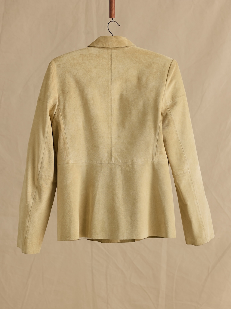 Archive Suede Peplum Jacket Women's Size M