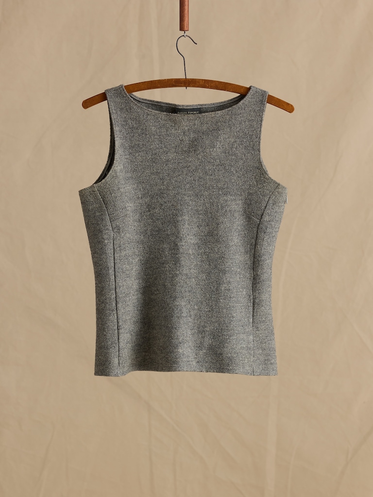 Archive Wool Boat-Neck Tank Women's Size M