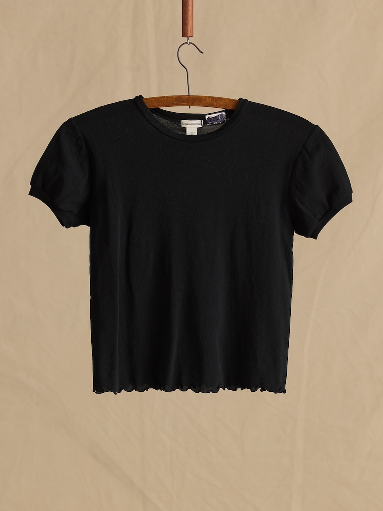 Archive Lettuce-Hem T-Shirt Women's M