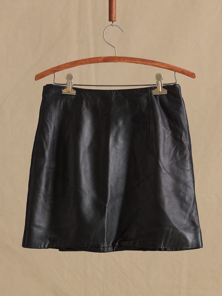 Archive Leather Wrap Mini Skirt Women's Size 4