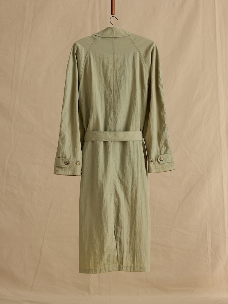 Archive Sage Green Trench Coat Women's Size M